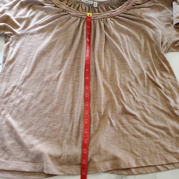 Croft & Barrow T-Shirt with braided neckline size 1X - Picture 7 of 12
